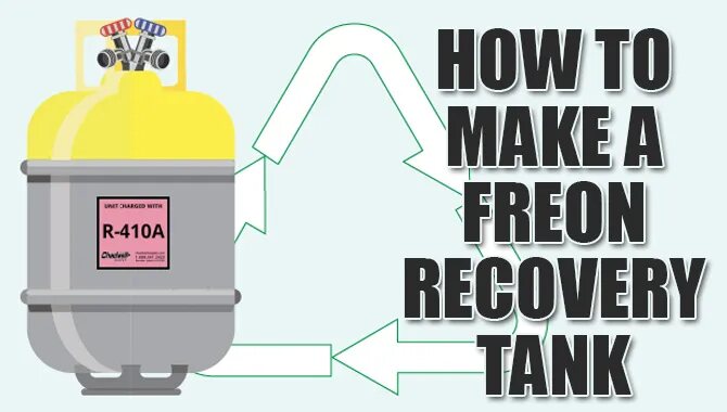 How To Make A Freon Recovery Tank