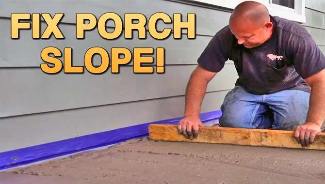 How To Slope Concrete