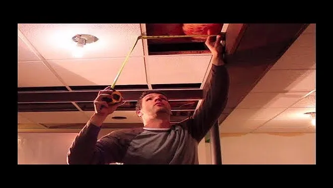 Measure And Cut The Ceiling