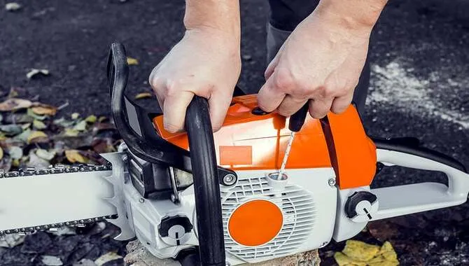 5 Easy Steps To Start A Stihl Chainsaw