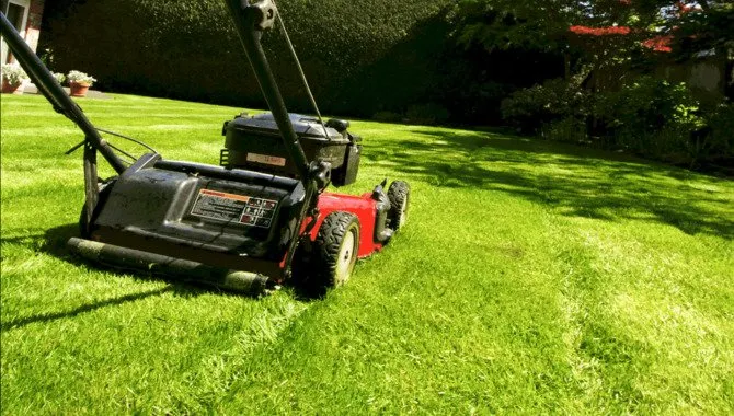 Clean The Mower Blades Before Charging