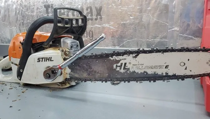 How To Oil The Chain On A Stihl Chainsaw