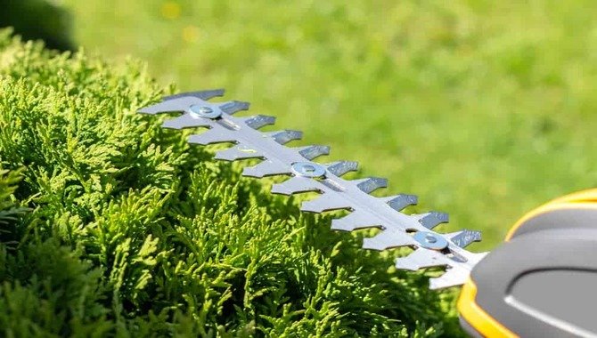 Sharpen Your Hedge Trimmer Blades With A Flat File