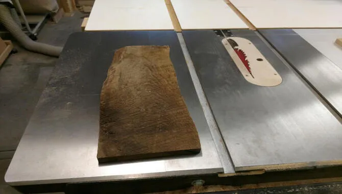 Square Up A Wood Piece Before Cutting It Down