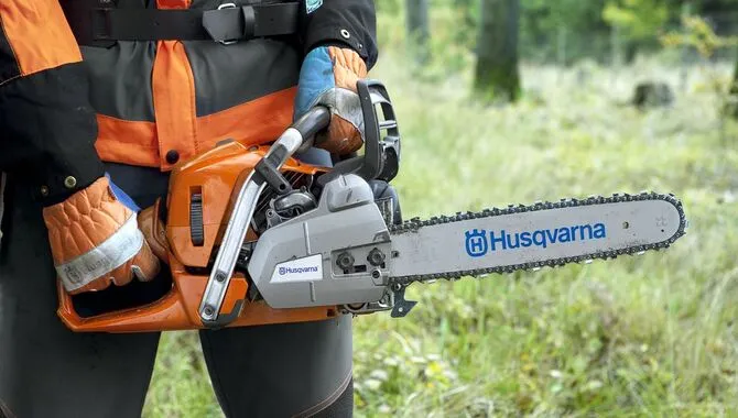 Test Drive The Chainsaw To See If It Starts Easily