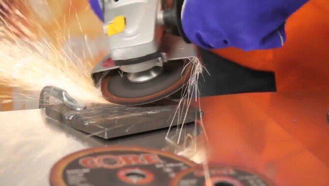 Use A Grinding Wheel