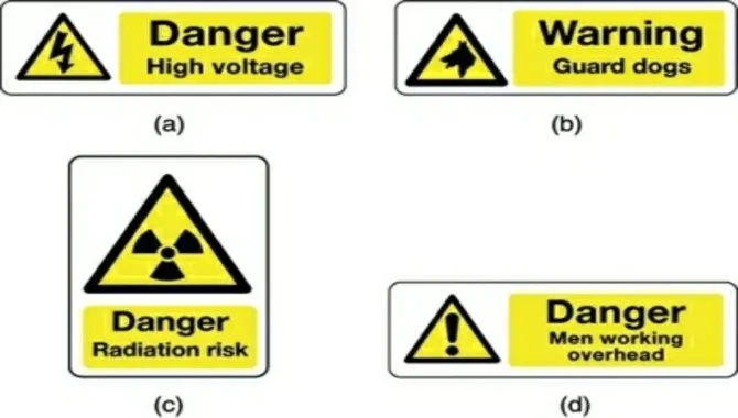 Observe The Safety Symbols And Warnings On Electrical Cables