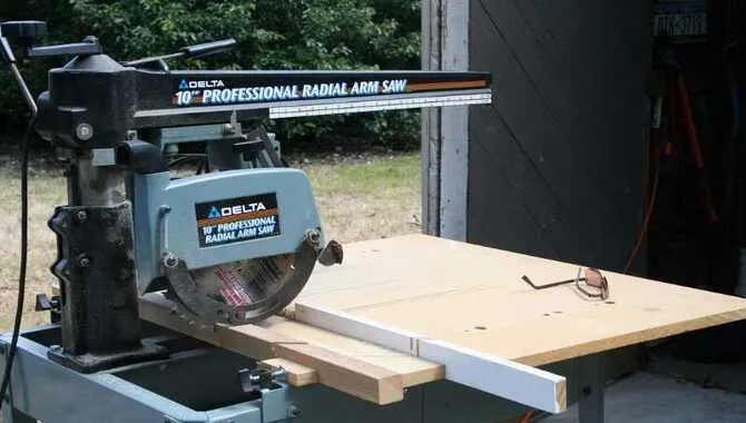 What Do I Need To Make A New Table For My Radial Arm Saw