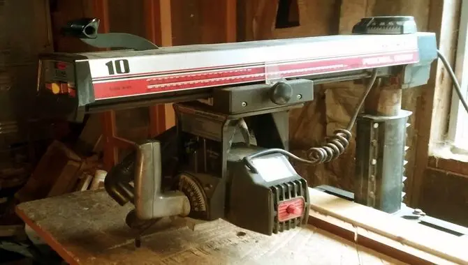 How Can I Make A New Table For My Radial Arm Saw