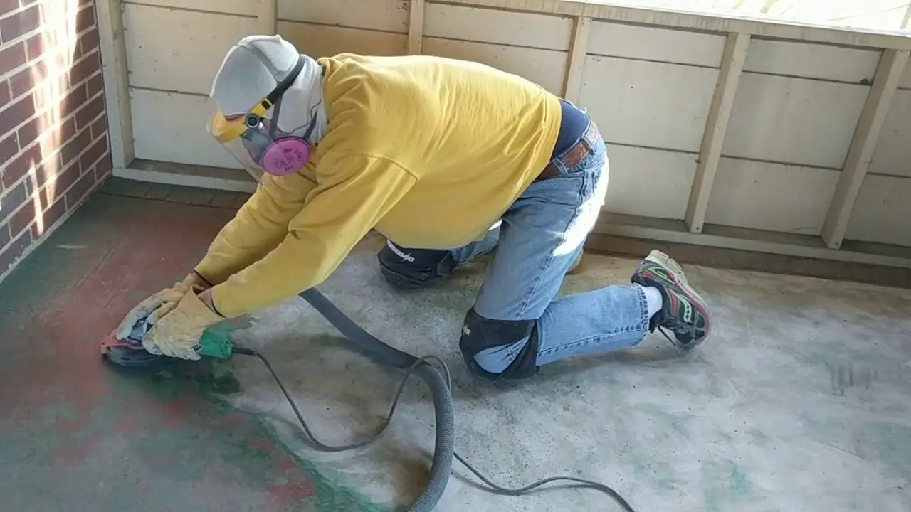 How To Remove Paint From Concrete Using A Grinder