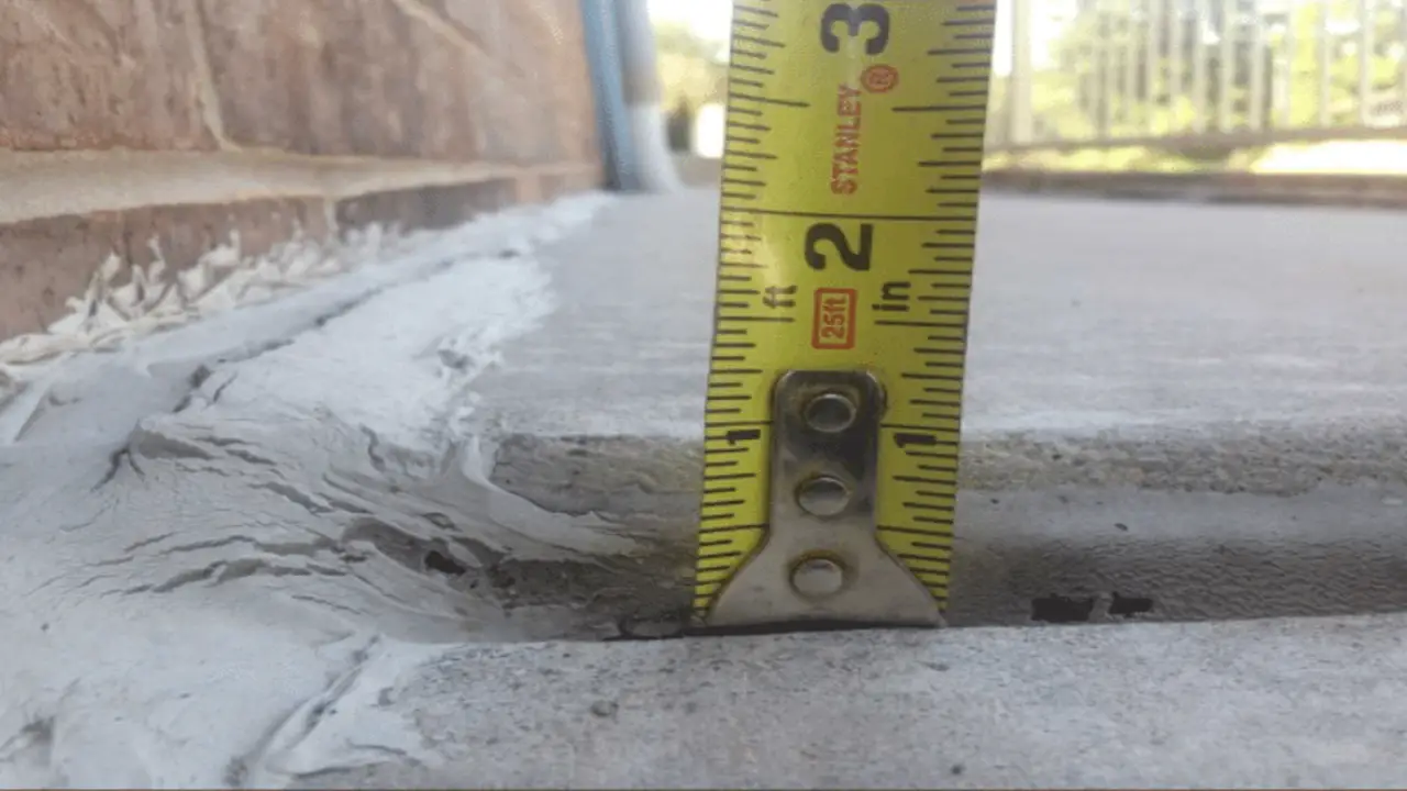 How To Measure Concrete Settling