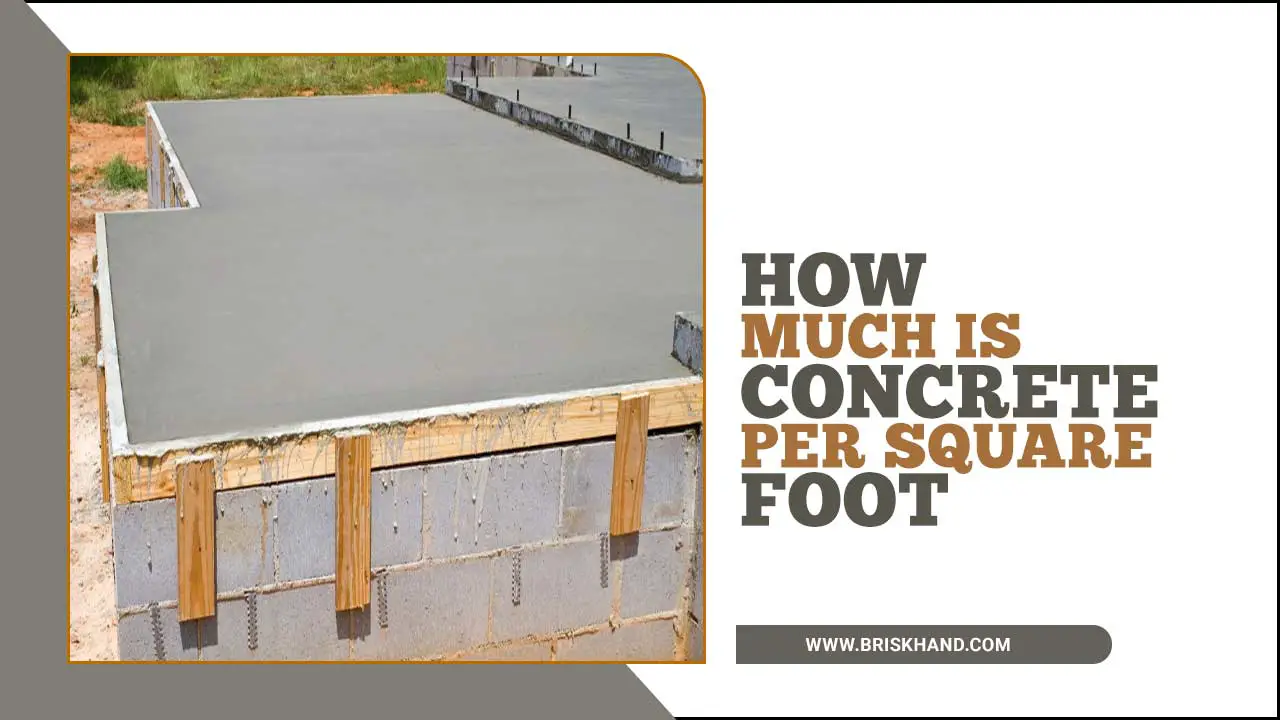 How Much Is Concrete Per Square Foot